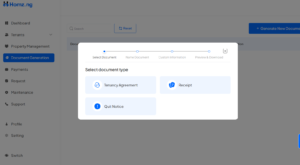 How to Generate a Quit Notice and Download in Word or PDF on Homz as a Property Manager