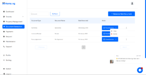 How to View or Delete your document on Homz as a Property Manager