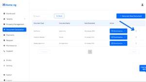 How to View or Delete your document on Homz as a Property Manager