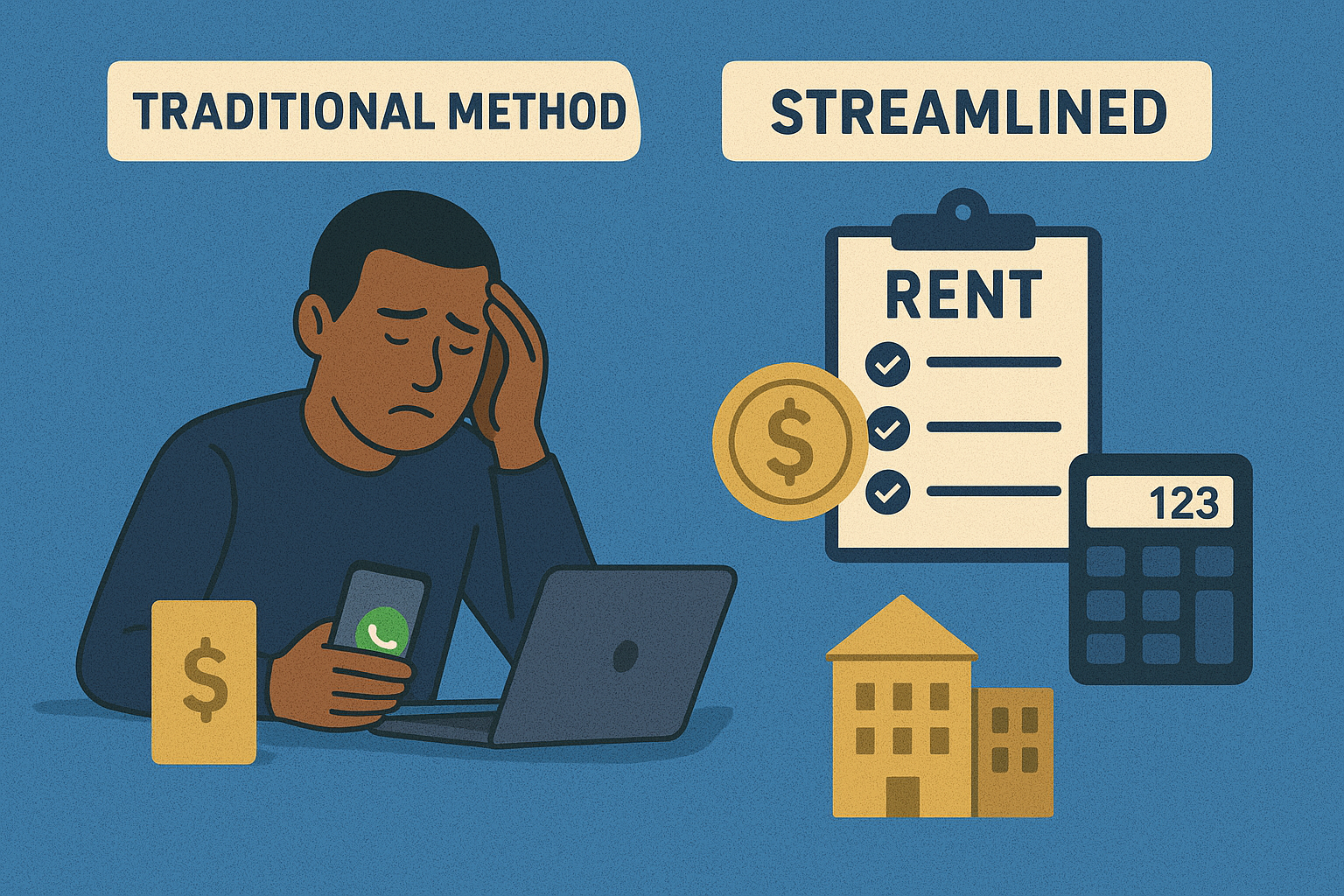Traditional method of rent collection